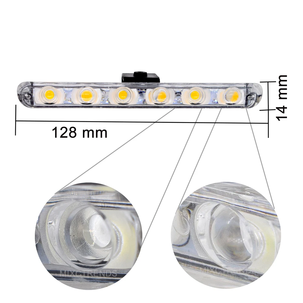 Online 1Set cc 12V coche camión luz de emergencia 4X6 Led luces intermitentes de bomberos estilo de coche ambulancia policía luz estroboscópica luz de advertencia