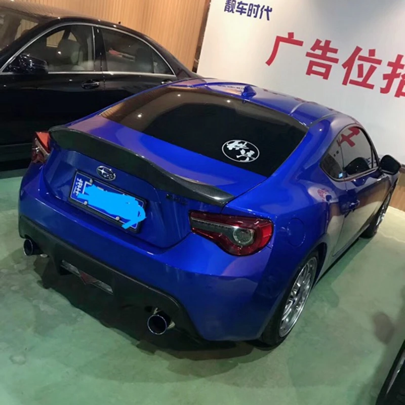 Карбоновое волокно заднего крыла багажника выступ Спойлеры для Subaru BRZ для TOYOTA GT86 2012 2013