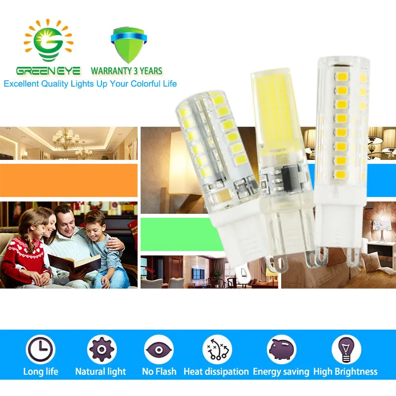 Диммируемая светодиодсветодиодный лампа GreenEye G9 5 12 Вт 220 В 7 10 Вт|led g9|g9 lightled bulb g9 |
