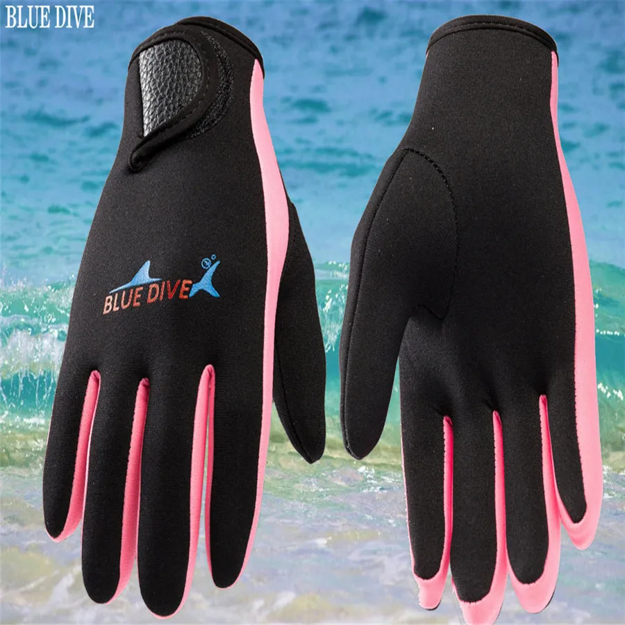 2019 1.5mm diving gloves neoprene gloves diving surfing javelin fishing snorkeling sea sports warm gloves fashion 40MA10 (12)