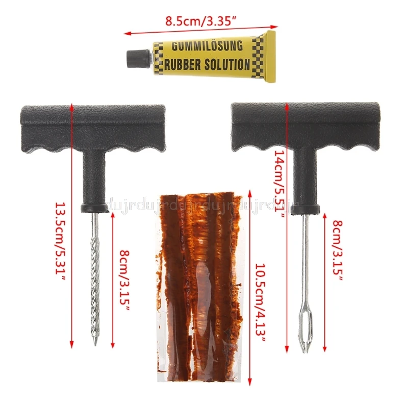 Инструменты для ремонта шин, автомобильные бескамерные шины, пробки для проколов, ремонт шин, набор инструментов для мотоцикла, велосипеда, цемента N21 Dropship