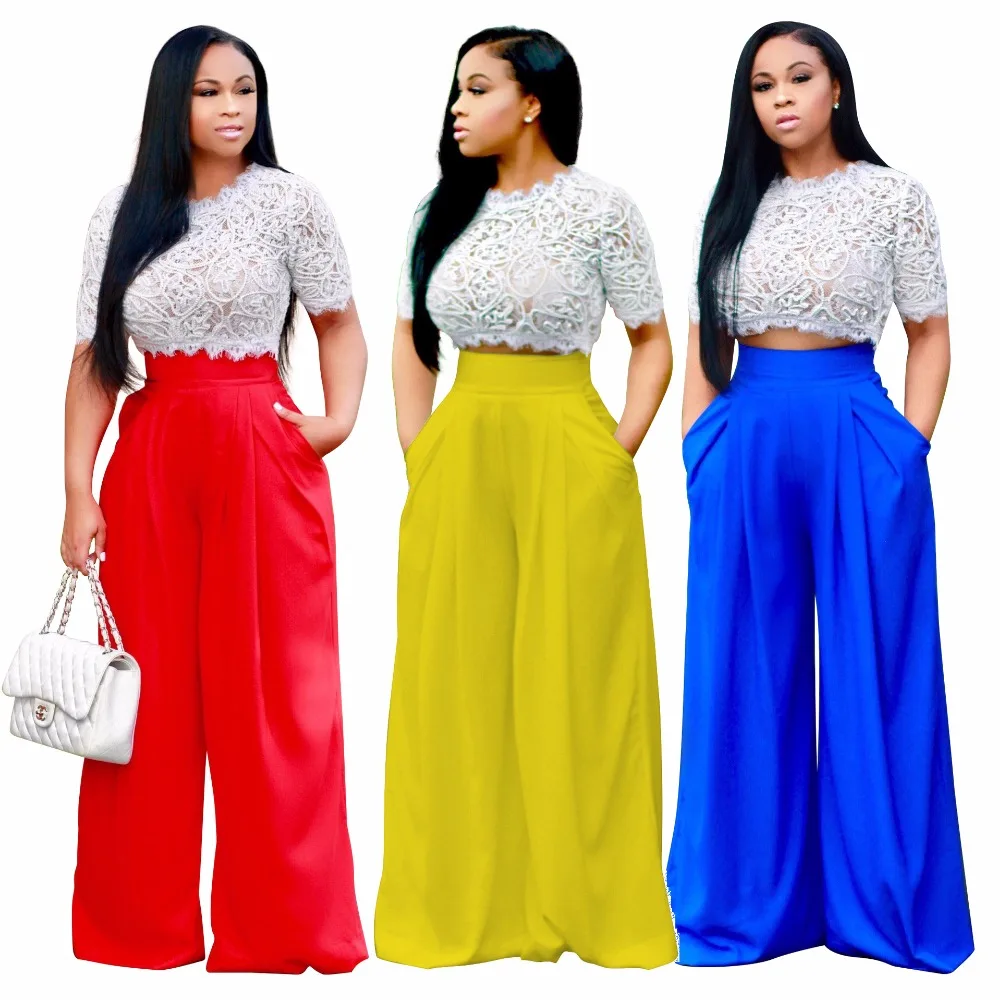 blusas elegantes para pantalones anchos