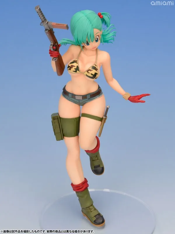 100% Оригинальные megahouse Dragon Ball Gals полную фигуру-bulma армия Ver. от "Dragon Ball"