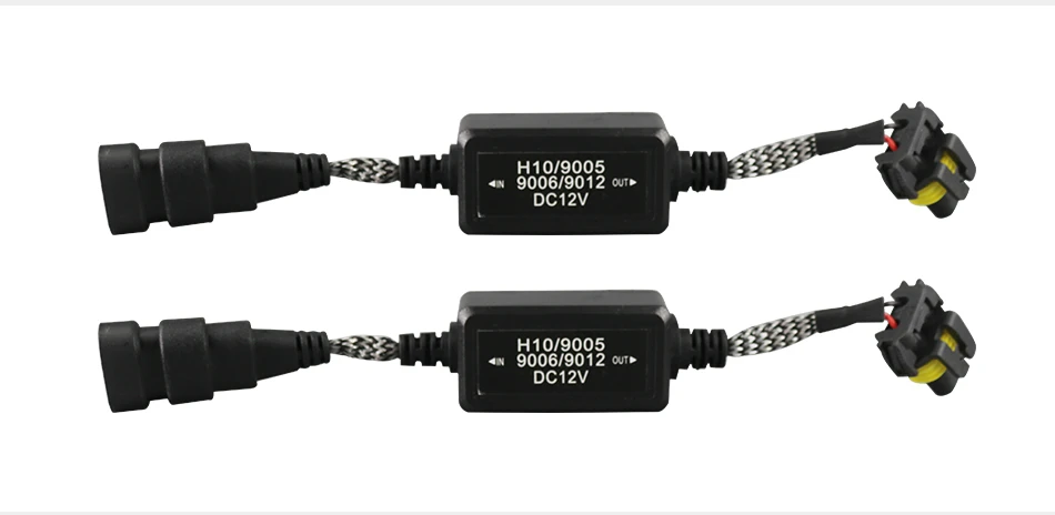 4 hlxg HB3 HB4 H4 H8 H11 H3 H1 H7 LED Headlight Decoder CANBUS EMC Canceller Capacitor Anti-flicker Error Free Auto Accessories