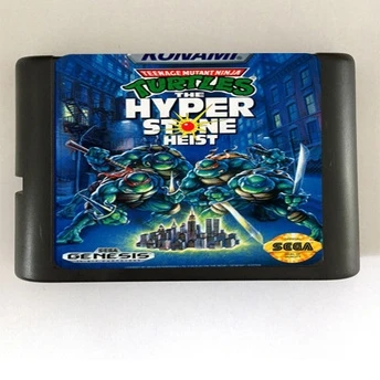 

Top quality 16 bit Sega MD game Cartridge for Megadrive Genesis system --- Turtles Hyper Stone Heist
