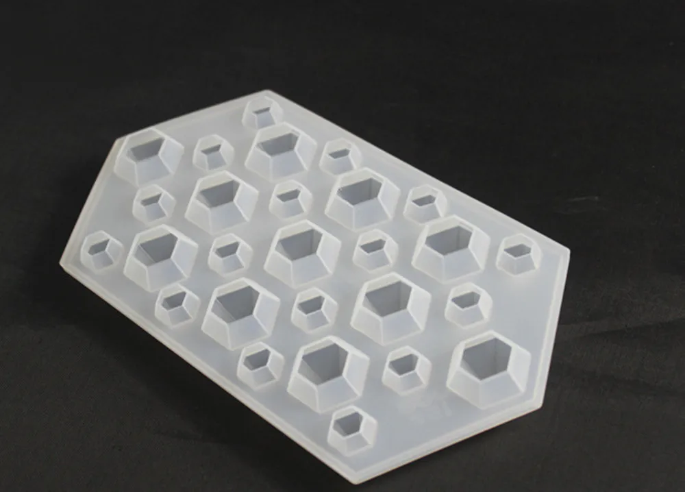 DIY алмаз силиконовые формы комплект ювелирных изделий кулон Смола литья мыло ручной работы для изготовления шоколада 230*120*25 мм