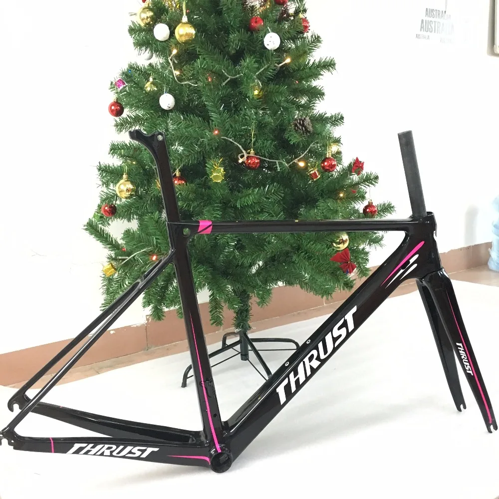 Sale 2017 THRUST Carbon Road Bike Frames Super Light Bicycles Carbon Road Frame BB86 Cycling Frameset Fast Free Shipping 7