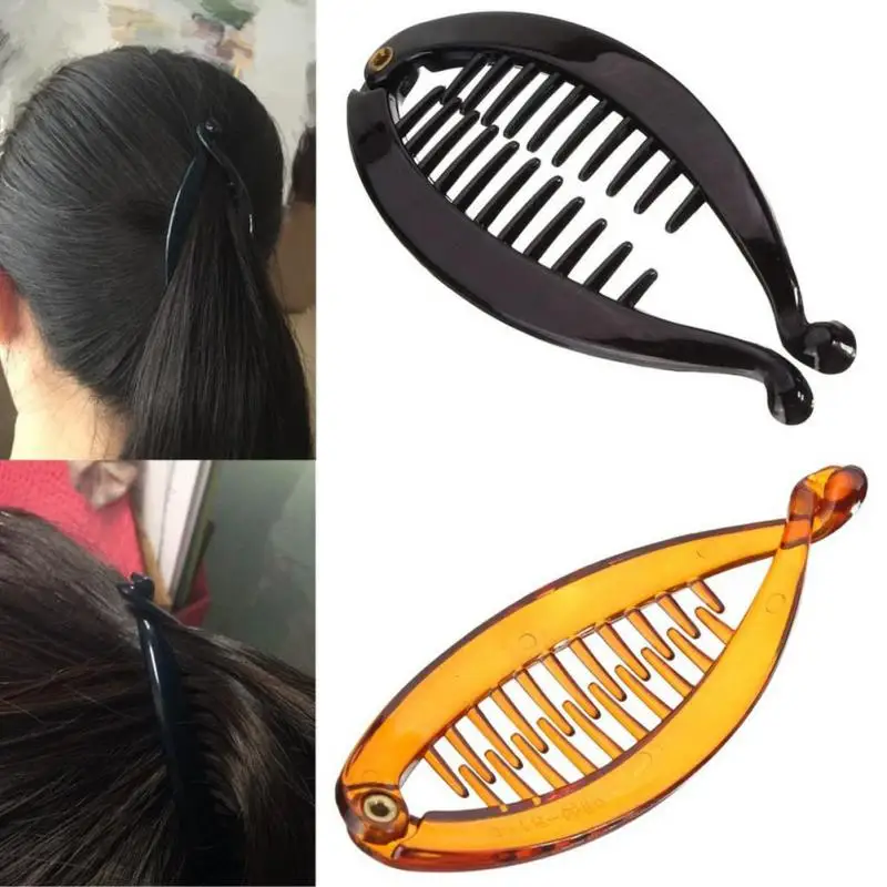 Girls Lady's Hair Accesories New Hair Pin Claw Tail Fish Clip Comb