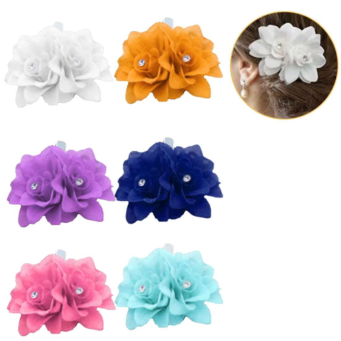 

1Pcs Bohemian Style Women Handmade Flower Hairband Crown Wedding Wreath Bridal Headdress Beauty Styling tool