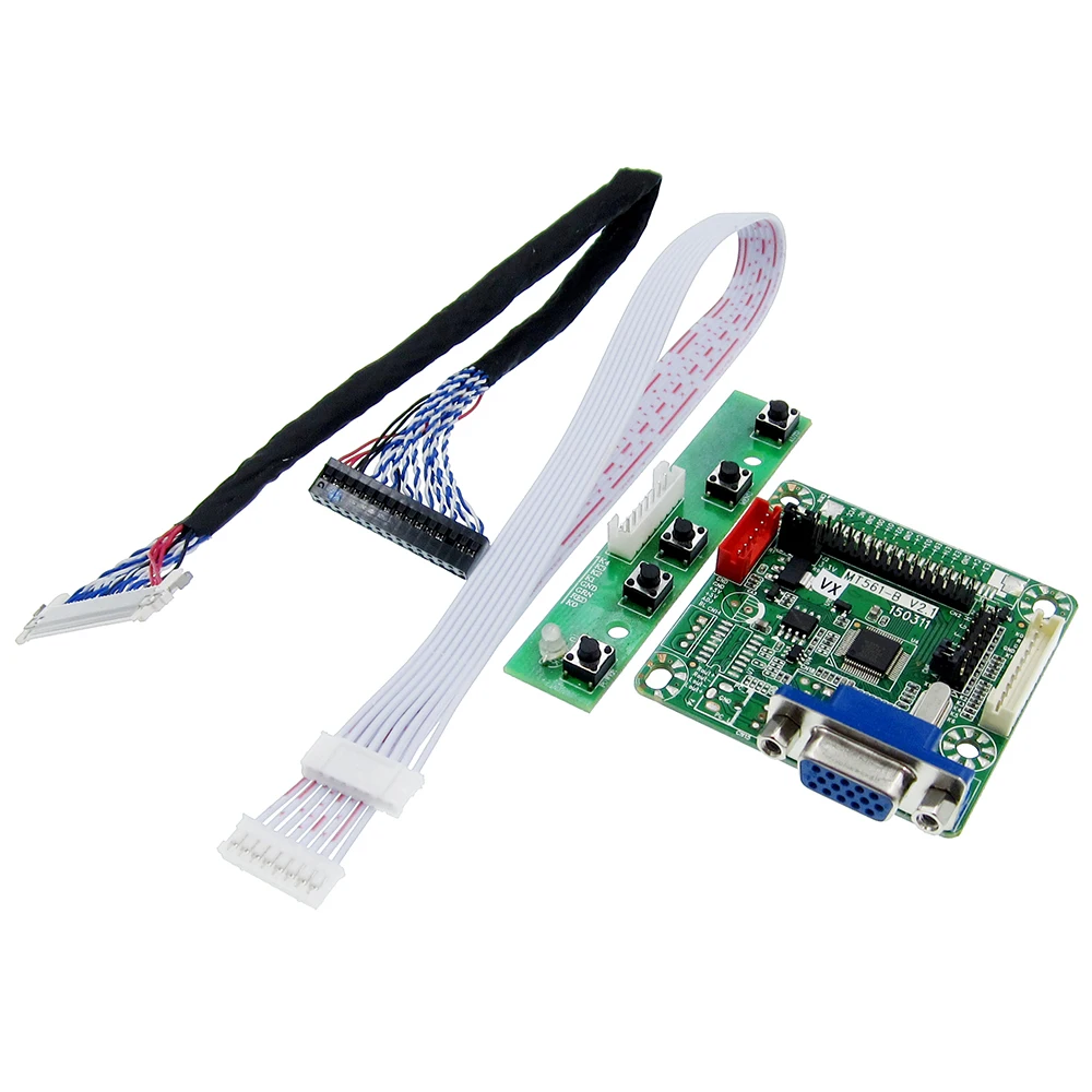 MT6820-B MT168-B V2.0  Universal LVDS LCD Montor Screen Driver Controller Board 5V 10-42 Laptor Computer Parts DIY Kit Module 1ccfl lvds 30 pin vga dvi lcd monitor controller board diy kit fit lp154w01 tl lp154w01 tp matrix 1280 800 m nt68676