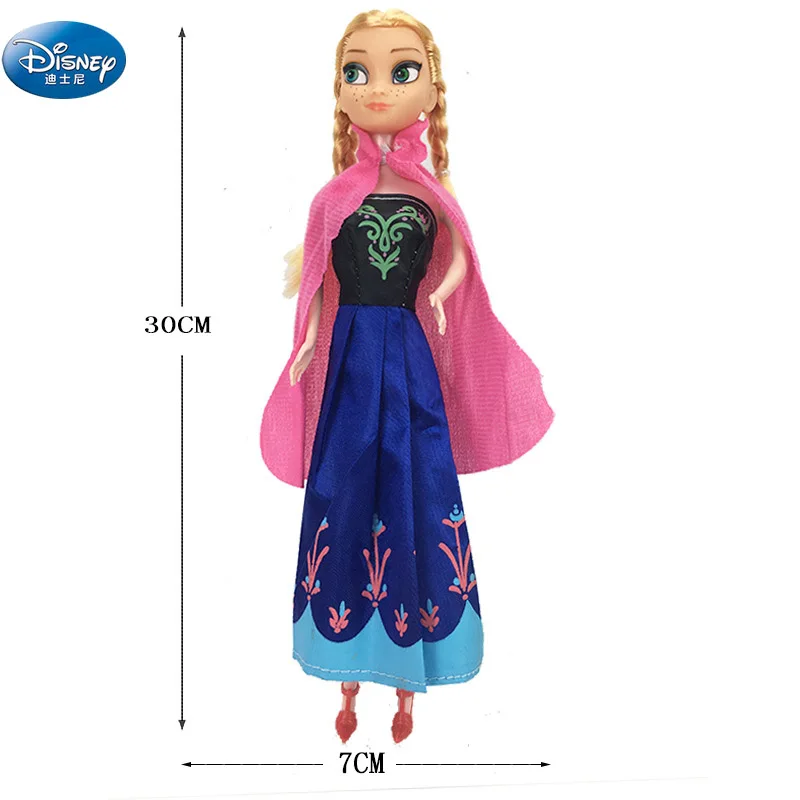 

30 CM Disney Frozen Elsa Anna Action Princess doll girl Toy Figures