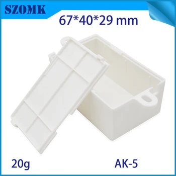 

20 pcs, hot sales small plastic LED electronics enclosure for pcb design distribution box plastic housing project box 67*40*29mm