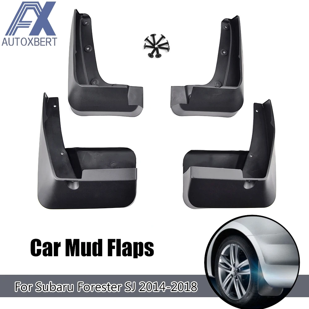 AX Set Molded Car Mud Flaps For Subaru Forester 2014 2015 2016 2017