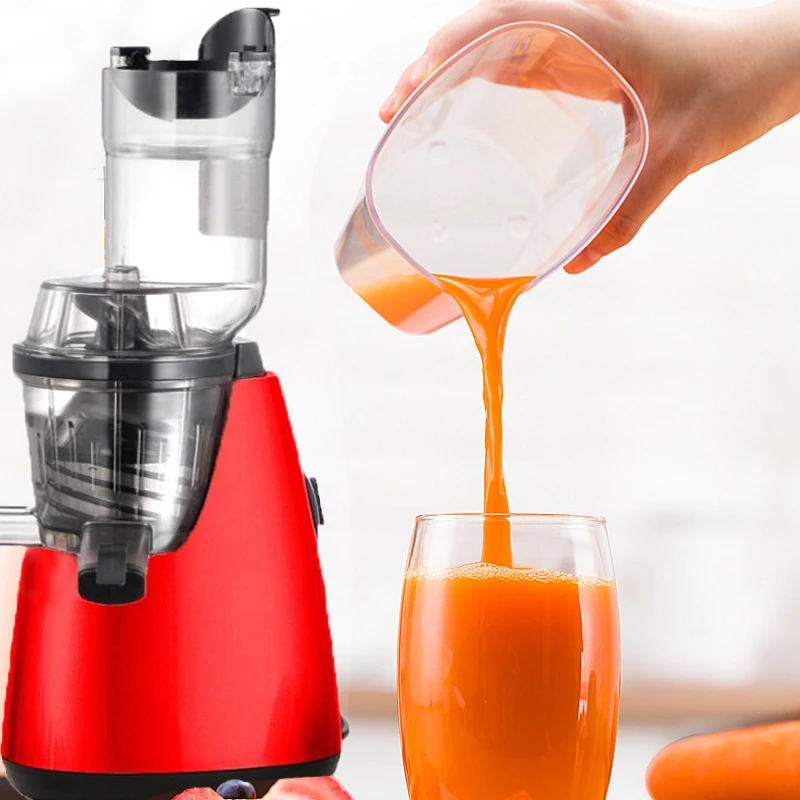 GERMAN Motor Technology New Large Mouth Slow Juicer Fruit ...