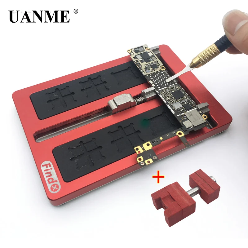 UANME Motherboard Clamps High Temperature Main Logic Board PCB BGA Fixture Holder for iPhoneA8 A9 A10 Plus Fix Repair Mold Tool UANME Motherboard Clamps High Temperature Main Logic Board PCB BGA Fixture Holder for iPhoneA8 A9 A10 Plus Fix Repair Mold Tool