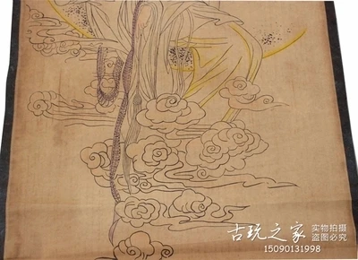 Антикварная каллиграфия и живопись (Chang'e rush moon map) рисунок в гостиной|Статуэтки