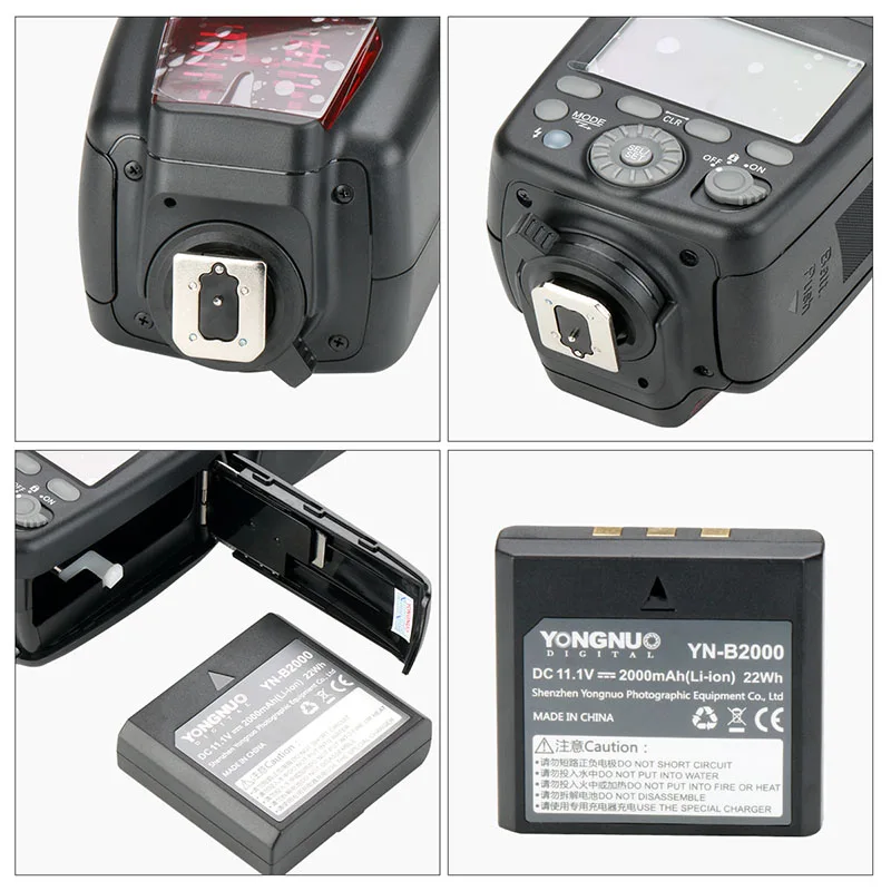 2018 YONGNUO YN720 литиевых Вспышка Speedlite Flash с литий ионный Батарея для Canon Nikon Pentax SLR