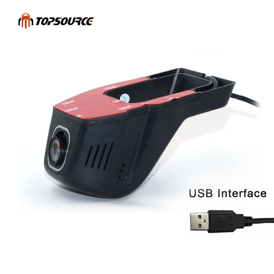 Автомобильный видеорегистратор TOPSOURCE USB ADAS, видеорегистратор HD 720 P, видеорегистратор для Android 6,0 7,1 4,4, DVD, gps плеер, USB видеорегистратор