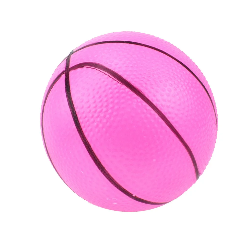 1 шт. 10 см Пластик цемента разноцветное детское инфляция Баскетбол небольшой хлопать мяч игрушки