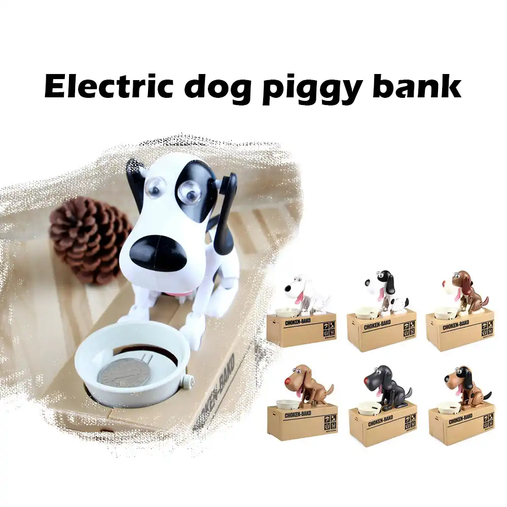 dog bank toy