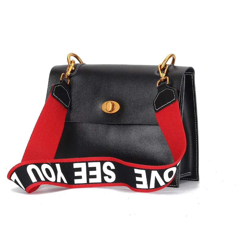 

Brand Luxury Solid Color Ladies Hand Bags 2019 Designer Handbags OL Tote Bag Female Wide Shoulder Strap Bag Women Messenger Bags
