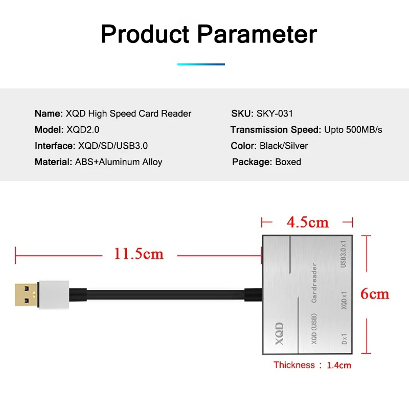 XQD SD(HC) кард-ридер до 500 МБ/с./с высокоскоростной XQD2.0 SD USB3.0 концентратор камера комплект адаптер для sony M/G серии Nikon D4/D5/D500