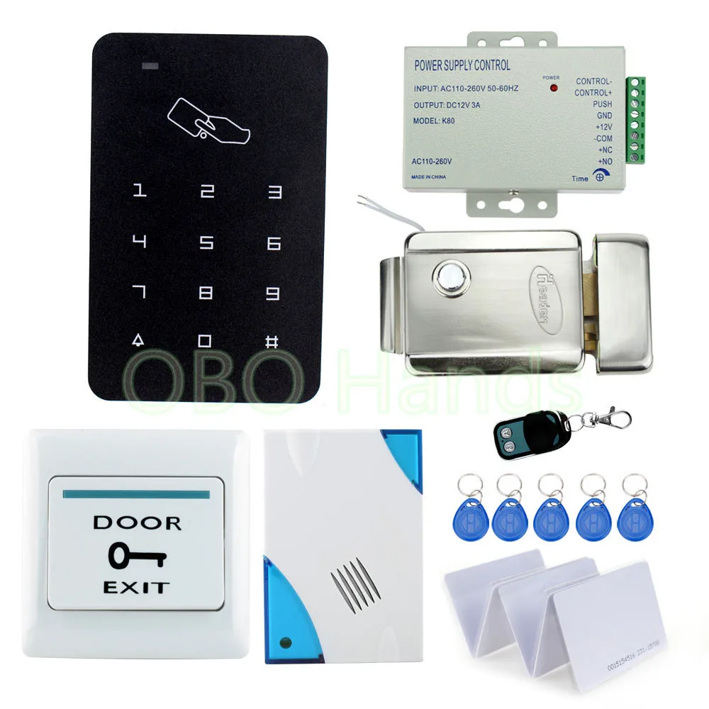 Full Complete Door Access Control Security System Kit Set With Electric