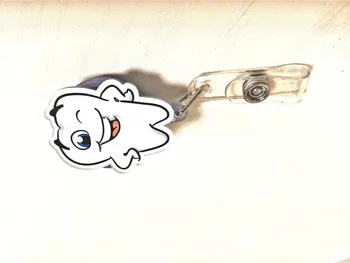 

Cute Retractable Badge Dentist nurse Holder Reel Student Nurse Exhibition ID Enfermera Name Card Badge Holder Office Stationery