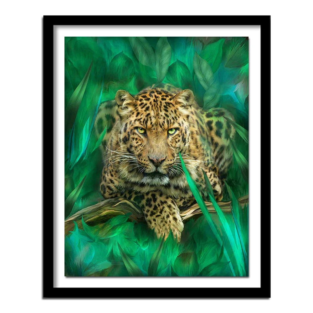 3d Diamond Embroidery Leo_Spirit Empowerm 5D Painting Owl Cross Stitch Beautiful Tiger Animal Needlework Home Decor LRR | Дом и сад
