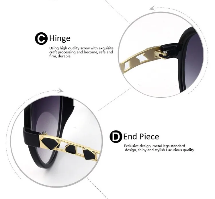Лаура Фея Модный бренд Стиль сплав Пластик лоскутное Солнцезащитные очки для женщин Для женщин UV400 Защита от солнца Очки Óculos де золь