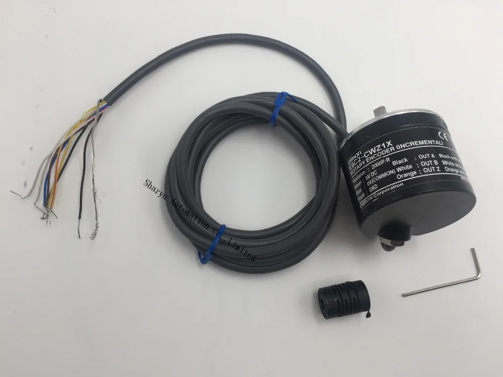 Оптовые продажи OEM Поворотный энкодер E6C2-CWZ1X 2000 P/R 2 m Лучшее качество кодировщик e6c2-cwz1x 2000 p/r 2 m с 1 год гарантии