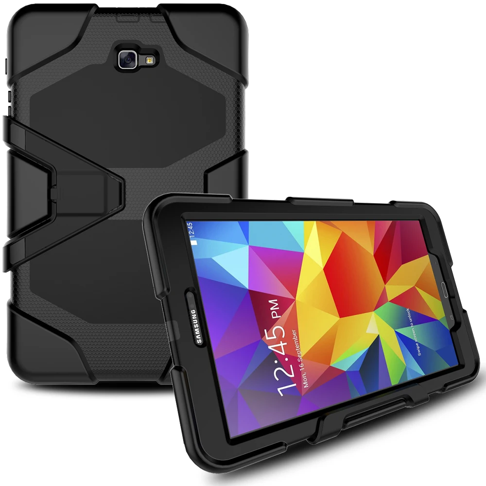 Kemile 三星 T580 高品質耐衝撃ケースカバー三星銀河 T580n T585c T580n タブ A10 1 タブレット 電子書籍ケース Aliexpress