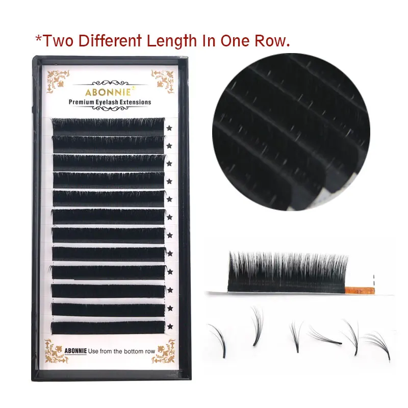 

1 case magic lash new arrived bloom eyelash volume effect false eyelash self-making fan bloom faux mink eyelash extension