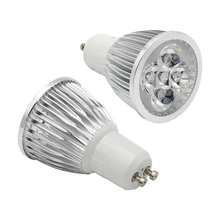 Lâmpada regulável de alta potência 110v 220v gu10 led lâmpada 9w 12 15w led spotlight quente/frio branco gu10 lâmpada substituir a luz do halogênio
