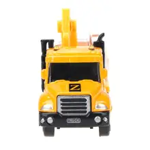 1/64 Alloy Engineering Toy Car Yellow Mini Car Truck Kids Educational Toy Car Model Xmas Gift Children Diecast Vehicles Car