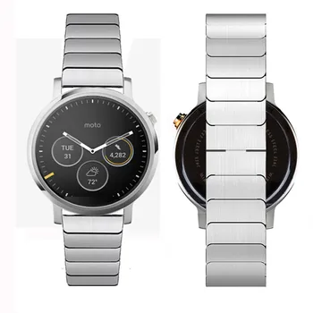

high quality Link Bracelet Stainless Steel Band Replacement Strap Watchband For Moto 360 2nd 46mm Drop.2.21