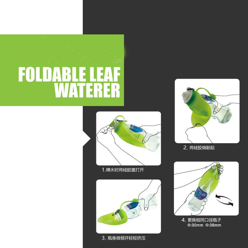 New Portable Pet Water Feeder Collapsible Car Carry Pet Bowl Water Feeding Kettle Dog Cat Outdoor Travel water bottle Container11