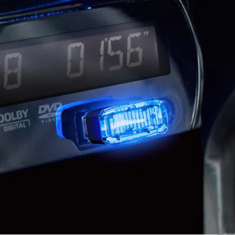 Автомобильный Универсальный USB светодиодный декоративный светильник
