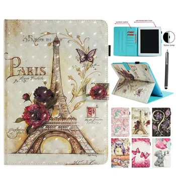 

XSKEMP Hot Folding Printed Cover For Amazon Kindle Paperwhite 4 (2018 10th gen) Shockproof Tablet PU Leather Magnetic Case Stand