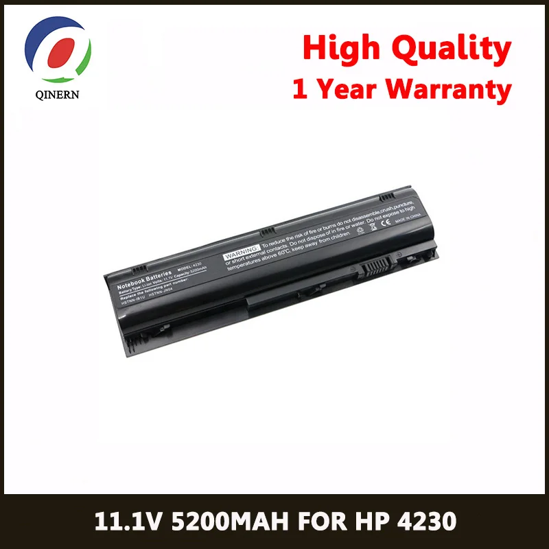 

11.1V 5200MAh 6Cells Laptop Battery For HP ProBook 4230s HSTNN-Q85C HSTNN-FE04 HSTNN-JN06 HSTNN-CB1P Lipo Rechargeable Battery