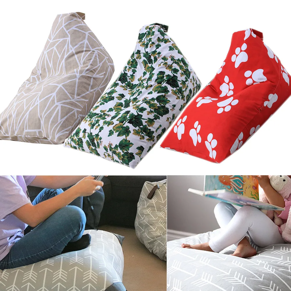 Stuffed Animal Storage Bean Bag Chair Portable Kids Toy Storage Bag