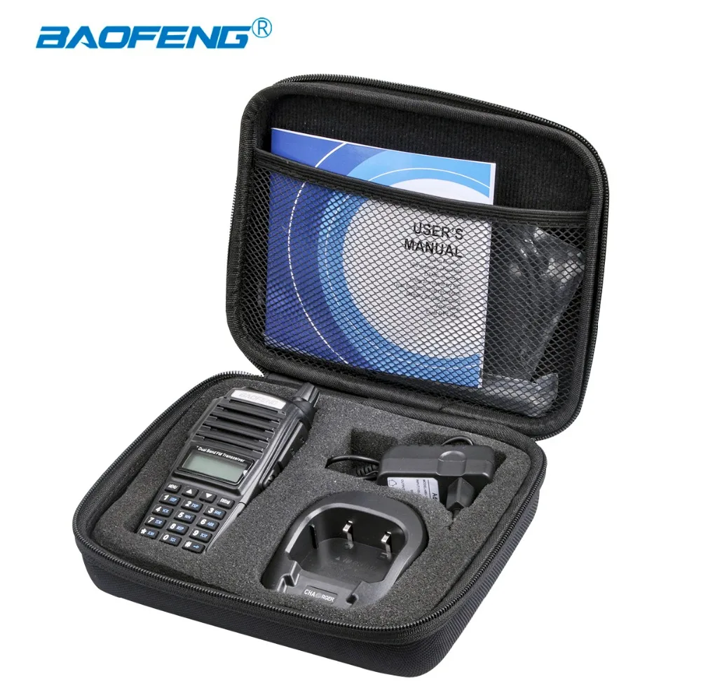 Baofeng UV-82 Walkie Talkie чехол UV 82 двухсторонняя сумка для радио портативная нейлоновая Защитная сумка для хранения для UV82 CB радио охотничья крышка