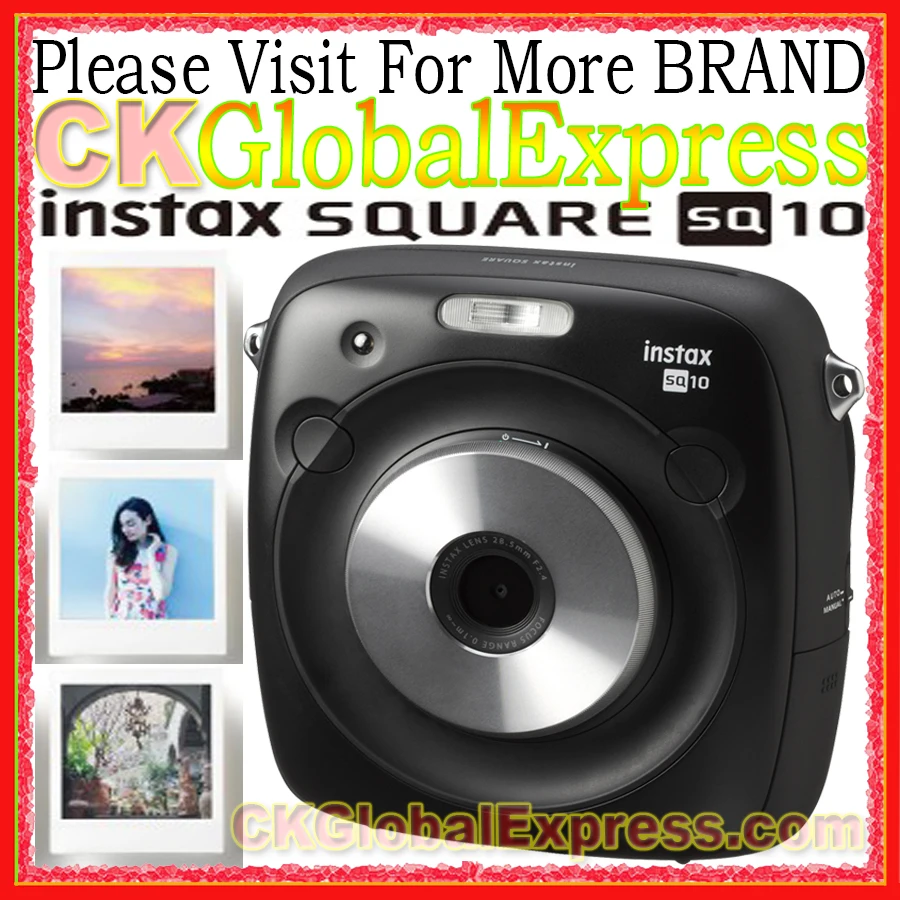 Fujifilm Square SQ10 + Free Camera Bag in Black / White