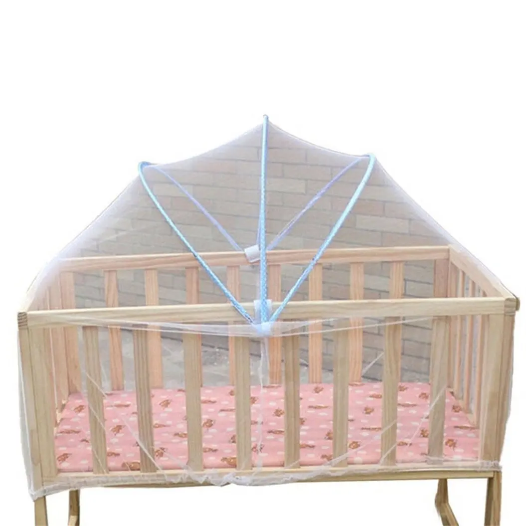 

1 x Baby Cradle Bed Mosquito Nets Summer Baby Safe Arched Mosquitos Net, Random Color