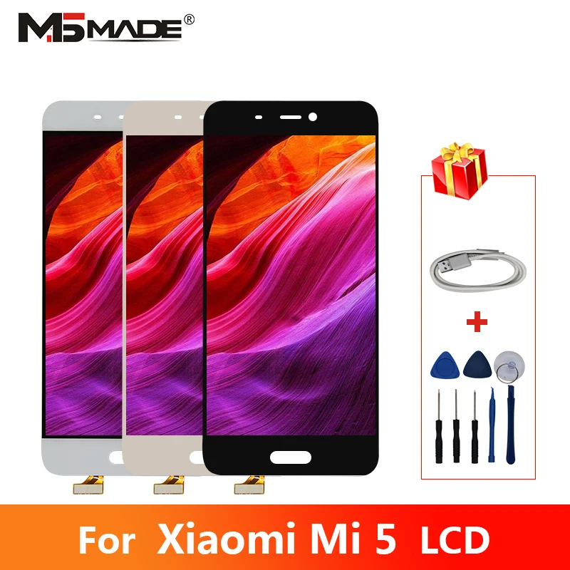 

5.15" Original LCD For Xiaomi Mi 5 Mi5 LCD & Touch Screen Digitizer Display Replacement Parts For MI 5 Display With Frame