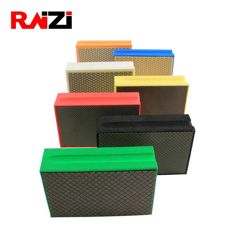 Raizi 90*55 mm Electroplated/Resin Diamond Hand Polishing pads Polishing Tools For Stone Abrasive Pads Raizi 90*55 mm Electroplated/Resin Diamond Hand Polishing pads Polishing Tools For Stone Abrasive Pads