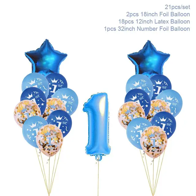 30pcs 1st Birthday Decorations First Birthday Girl Party Decoration 1