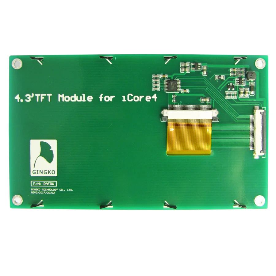 ICore4 4 3 дюймовый ЖК модуль с сенсорным сопротивлением 480x272 разрешение поддержка