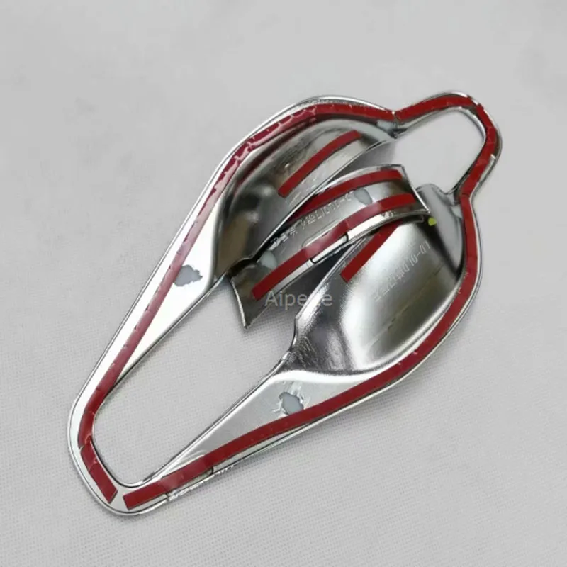 Для MITSUBISHI OUTLANDER 2013 хромированные дверные ручки крышки+ чаша крышка Накладка аксессуары