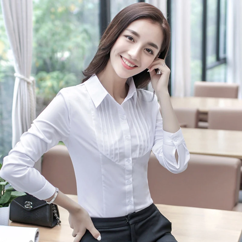 

Women Shirts Women Tops And Blouses White Blouse OL Summer Ladies Clothes Suits Mujer De Moda 2019 Blusas Femininas